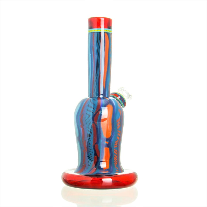 Trip A Glass 7in Coogi Rig Red — red Coogi rig shown from alternate angle