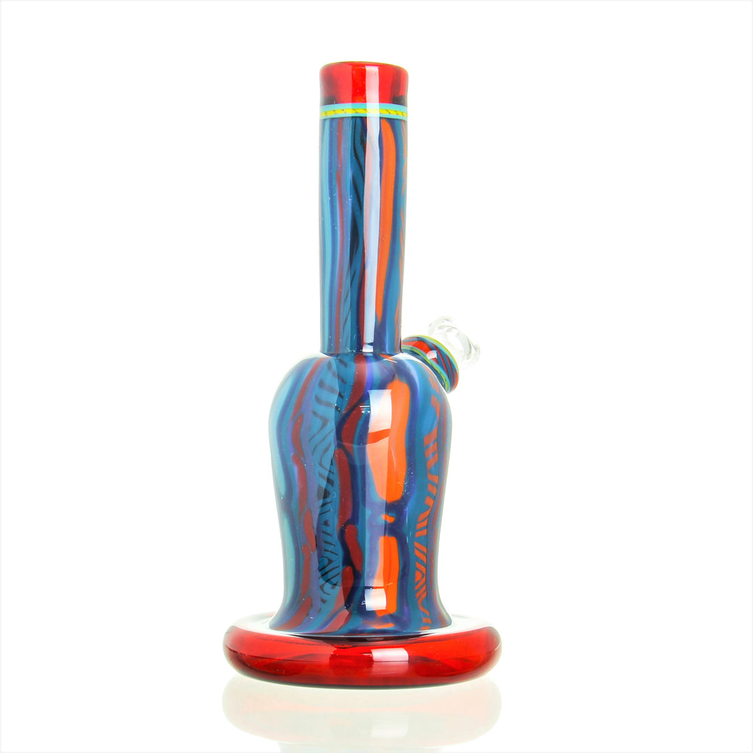 Trip A Glass 7in Coogi Rig Red — red Coogi rig shown from alternate angle