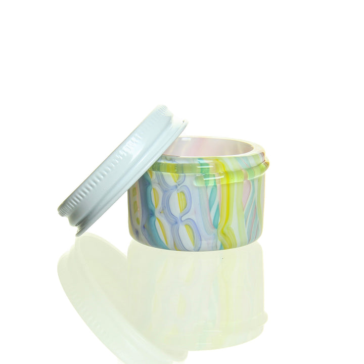 Trip A Glass Kandy Kush Terp Jar (2) — high-res worked glass detail