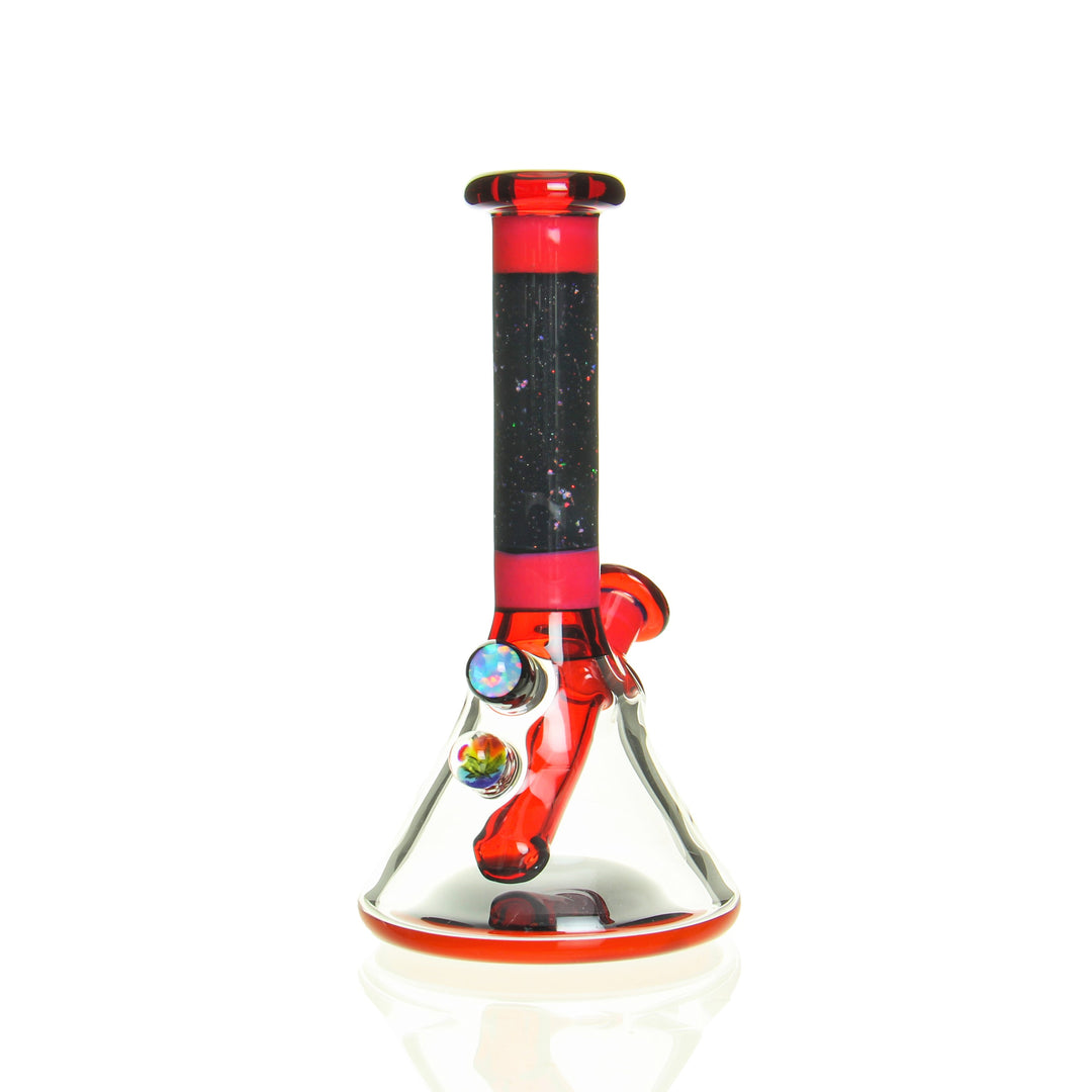 Truchalk Glass 5mm Mini Beaker Crushed Opal — crushed opal 5mm mini beaker from alternate angle