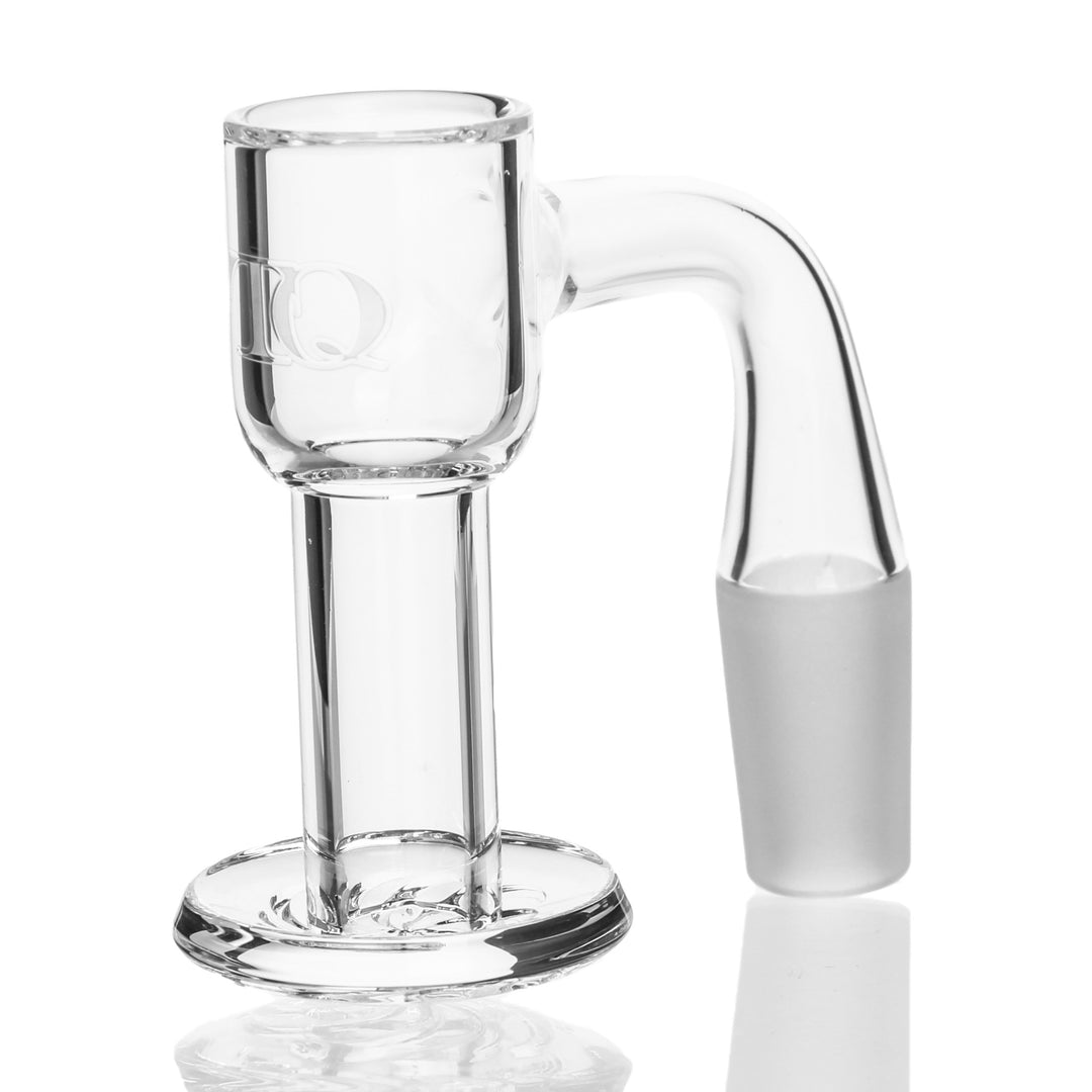 TruQuartz V3 Slurper 14mm Male 90deg — V3 terp slurper quartz banger with 14mm male joint at 90 degrees