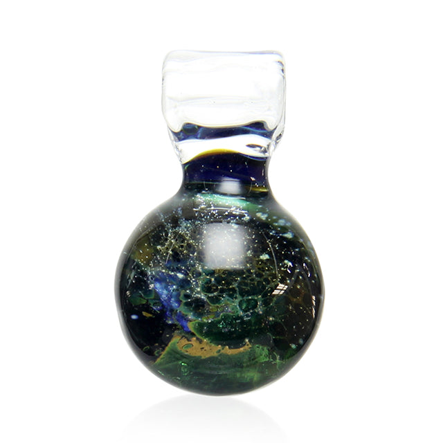 Utokian Society Space Pendant sculptural glass pendant