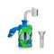 Waxmaid - 5" Silicone & Glass Ash Catcher Kit - Blue & Green