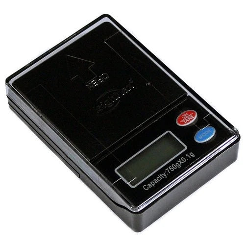 WeighMax BX750C Digital Pocket Scale — alternate angle of the pocket scale