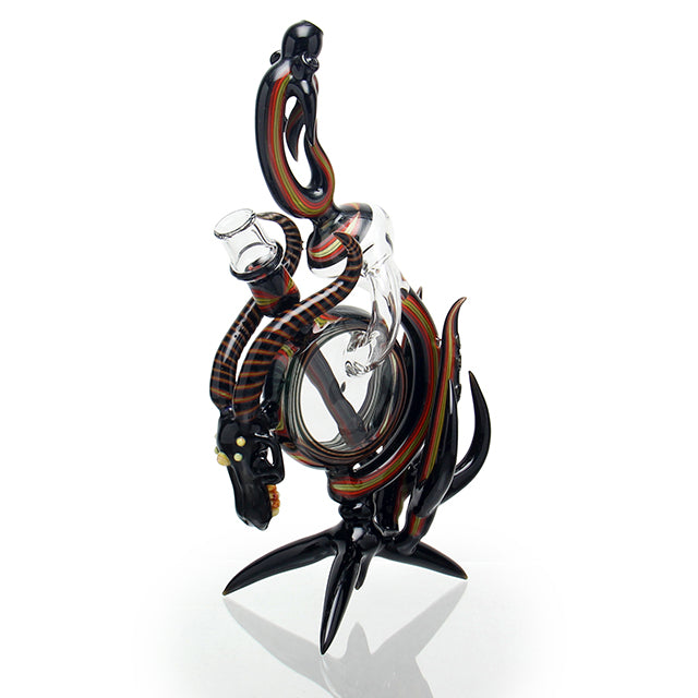 Wyoming Mofo Glass x Ick-E 12 inch Recycler dab rig with 14mm male joint