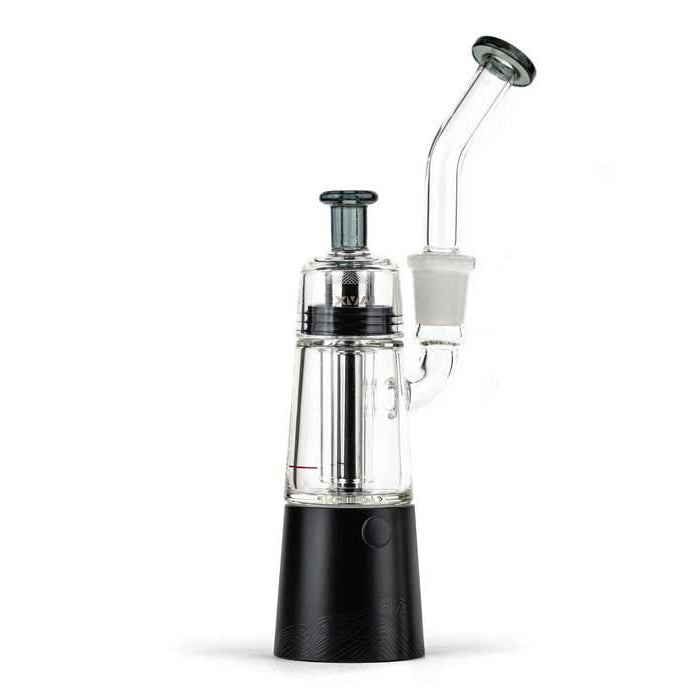 Xvape Vista Mini 2 vaporizer — black portable concentrate vaporizer with glass mouthpiece