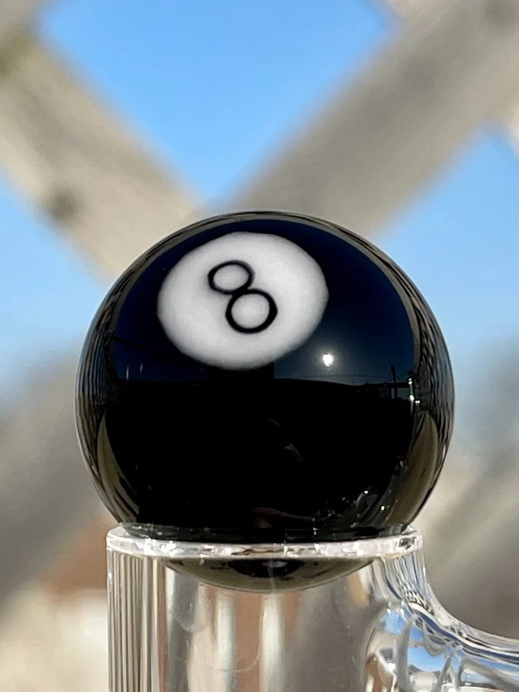 Zach P 20mm Terp Pearl 8 Ball — heady terp pearl for slurper bangers, hero shot