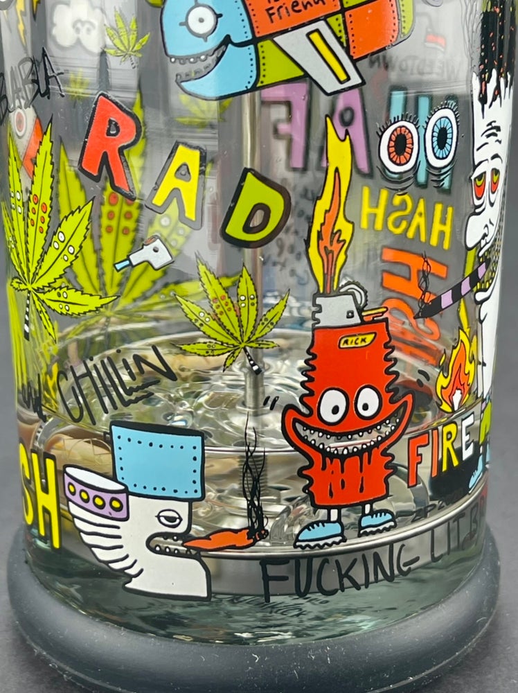 Zach P Soak Jar Hi Af — Hi Af soak jar shown from alternate angle