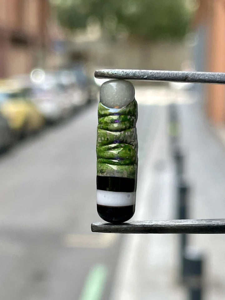 Zach P Zombie Finger Pill Monster Green — heady glass pill for terp slurpers, hero shot